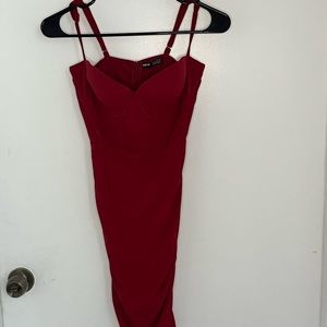 SHEIN red corset dress brand new never worn